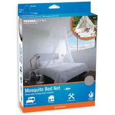 Mosquito Bed Net King Size Insect Canopy Removable Hook No Drill Easy Install