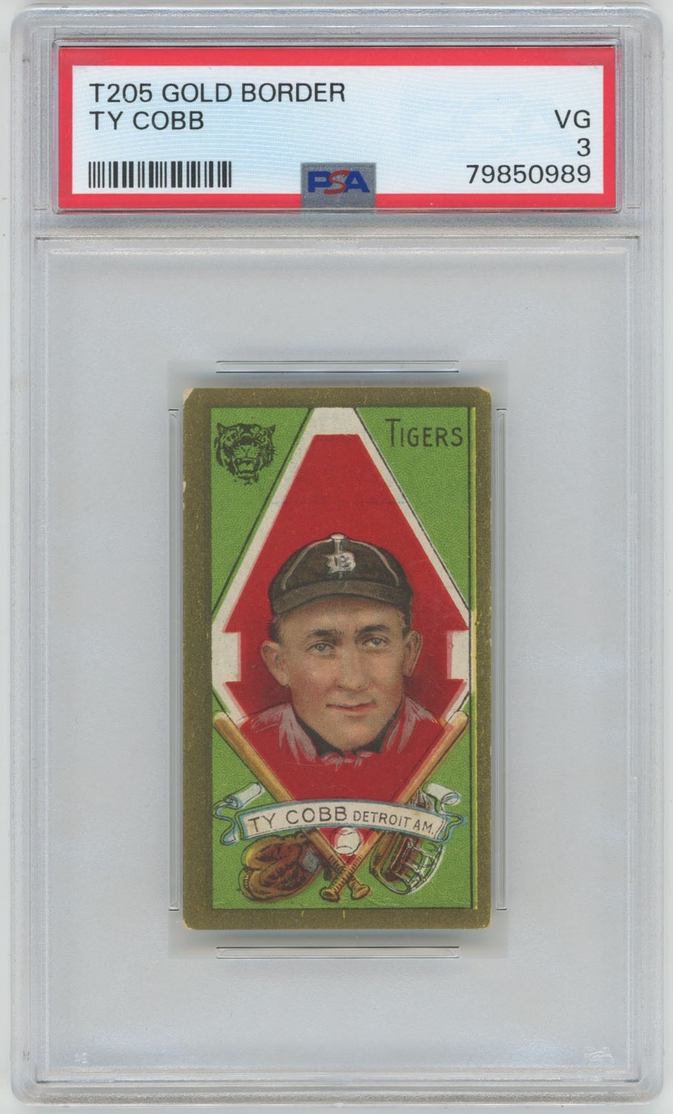1911 T205 38 Ty Cobb PSA 3 732034