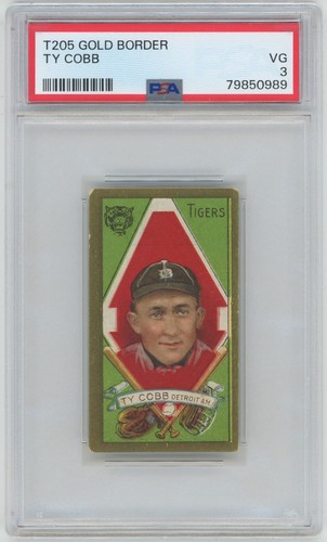 1911 T205 38 Ty Cobb PSA 3 732034