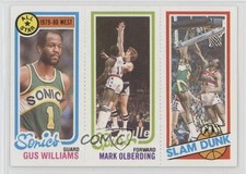 1980-81 Topps Gus Williams Mark Olberding James Bailey #255-210-12 10fs