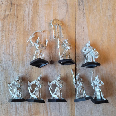Warhammer Tomb Kings Guard Command Standartenträger Musiker Metall OOP Konvolut