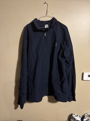 Nike XL Blue Sportswear Full Zip Track Jacket Men's Swoosh Logo