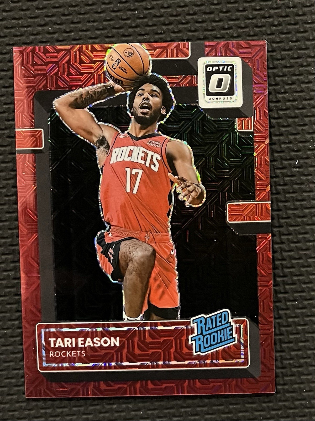 2022-23 Donruss Optic Choice Red #203 Tari Eason /88 Rockets Color Match 📈🔥