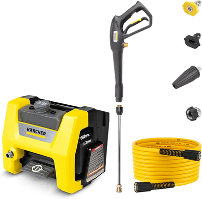 #ad Kärcher Pressure Washer K1800PS Cube CETA Certified 3 Spray Nozzles Detergent $240.89