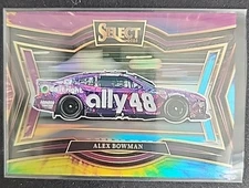 Alex Bowman 2025 Panini Select Racing NASCAR Tie-Dye Prizm #173 Pit Road #03/25