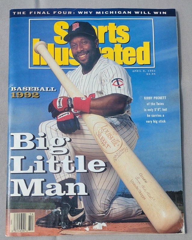 Sports Illustrated Magazine April 6, 1992 Kirby Puckett Baseball 1992