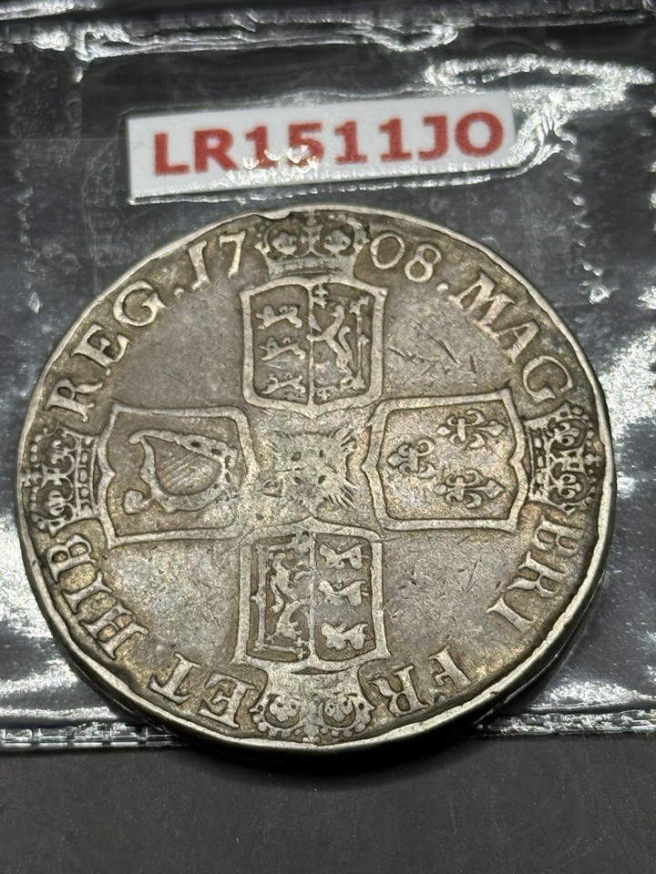 Anne, Crown, 1708, Silver, Decent Example, Edge Knocks | eBay UK