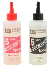 BSI-202 Bob Smith Industries Quik-Cure 5-Minute Epoxy 9oz