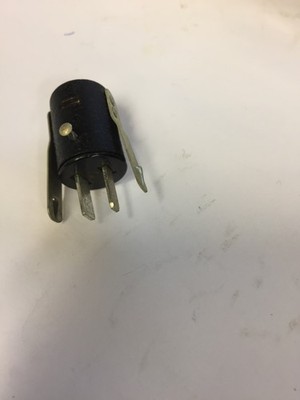 P-302-FHT CINCH JONES 2 PIN PLUG WITH BRACKET   NEW