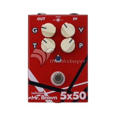 Mr.Brown 5X50 Electric Guitar Effects Pedal High Gain 5150 EVH Distortion