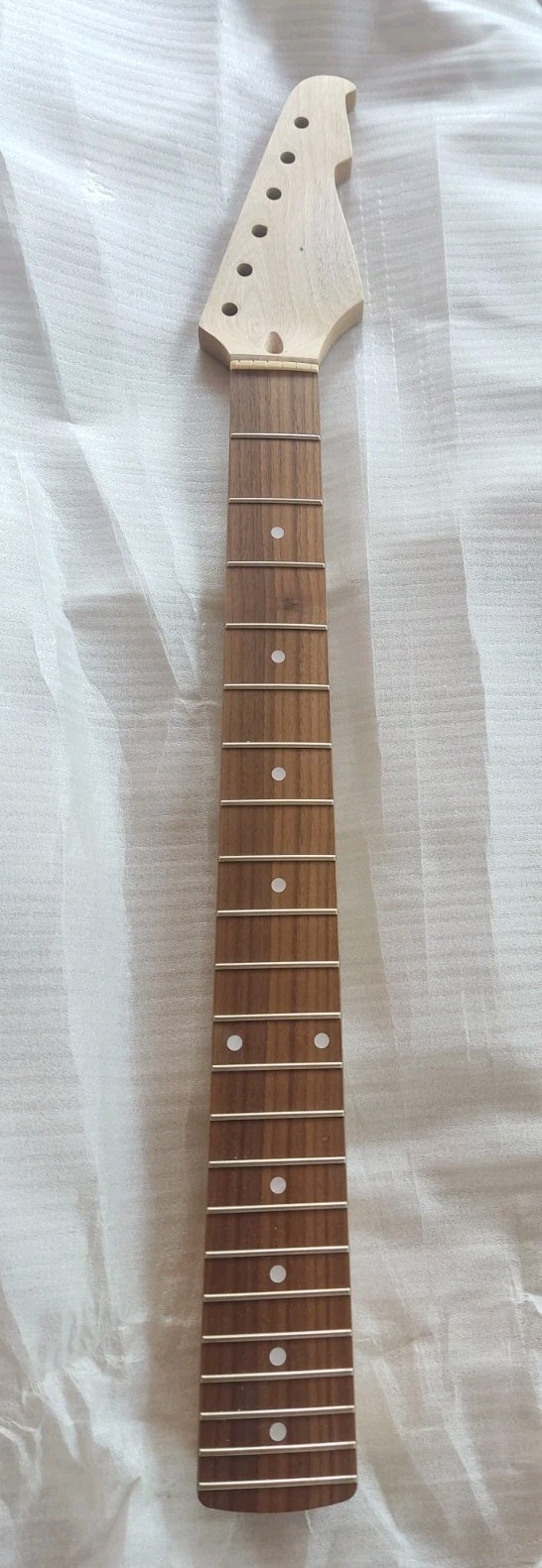 Manico per chitarra 22 tasti in acero e palissandro