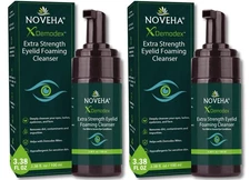 NOVEHA Demodex Eyelid Cleanser Foam | Extra Strength Tea Tree Oil Formula | D...