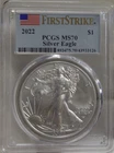 2022 US Silver Eagle $1 PCGS MS70 First Strike