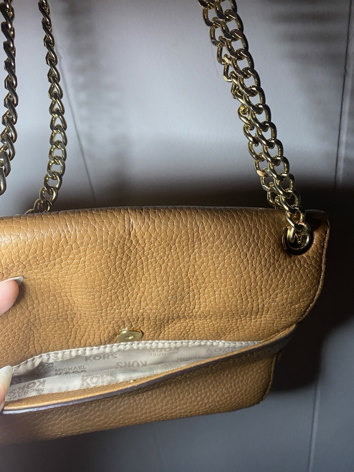 Authentic Michael Kors Adjustable Small Leather S… - image 9