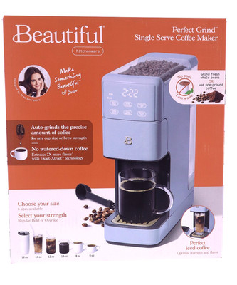 Beautiful By Drew Barrymore Grinder Single Serve Coffee Maker - Cornflower Blue