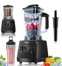 PRASKY Countertop Blender, 2-in-1 Professional Blender, 68oz Capacity 1000W