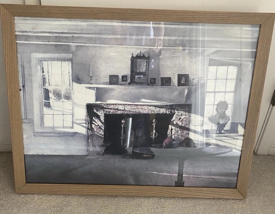 "Big Room" de Andrew Wyeth. Impresión reproducción abierta. Foto 2 de 4