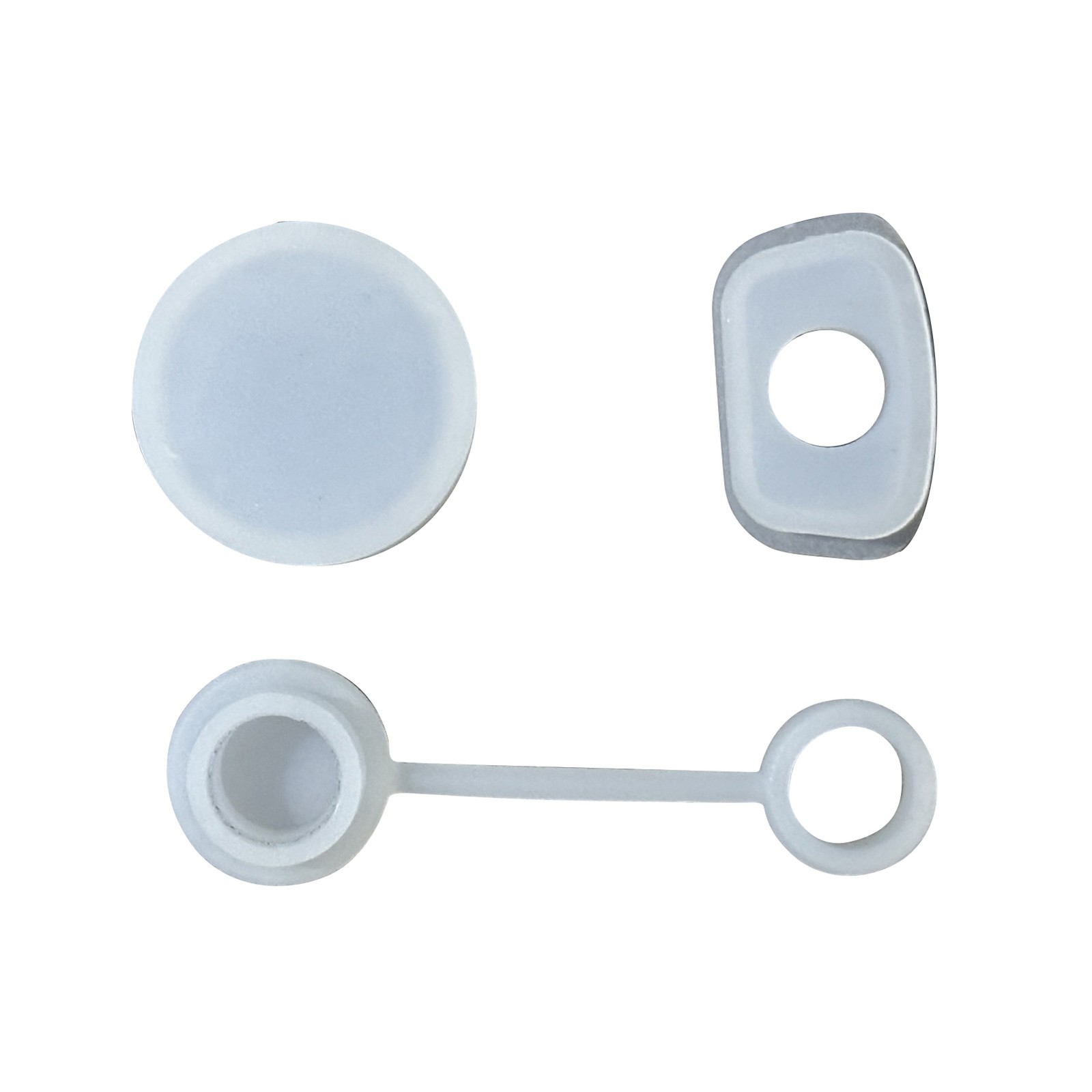 Square Spill Proof Stopper Round Lid Stopper Silicone Straw Cover Set Cup
