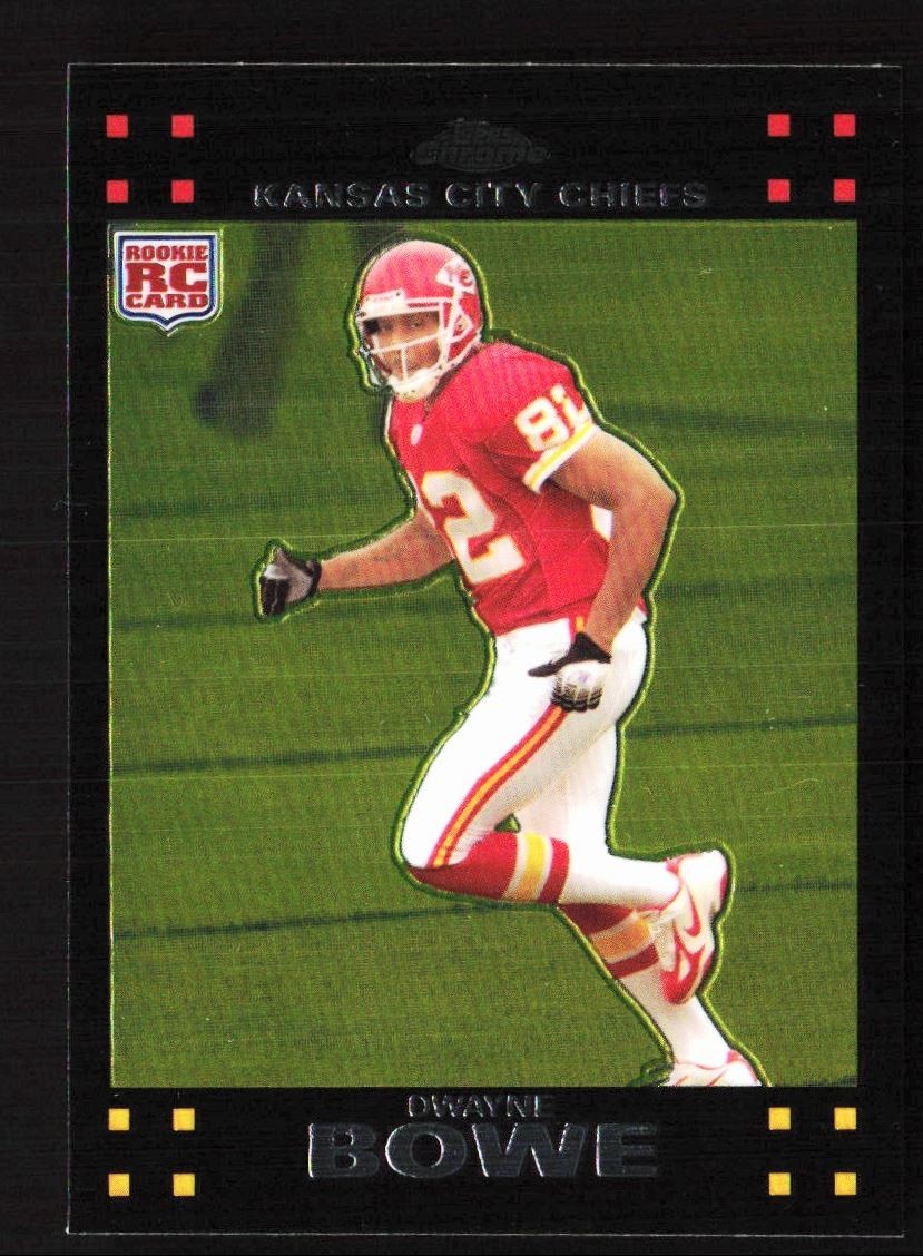 2007 Topps Chrome Dwayne Bowe RC Kansas City Chiefs #TC203 *B*
