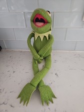 1976 Kermit The Frog Muppets Fisher Price Toys 850 Plush RARE 18" Stuffed Doll