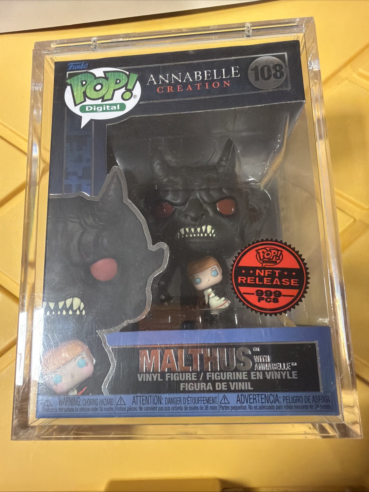 Funko Pop! Vinilo: Malthus con Annabelle (¡Pop digital! Liberación) GRAIL