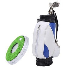 Desktop Office Golf Pens with Bag, Golf Bag Pen Holder, Souvenir Set for Fath...