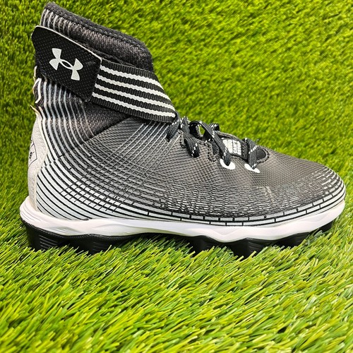 Under Armour Highlight Franchise GS Boys Size 3.5Y Black Running Football Cleats