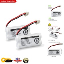 Durable Cordless Phone Battery Replacement Compatible with AT T  VTech Models