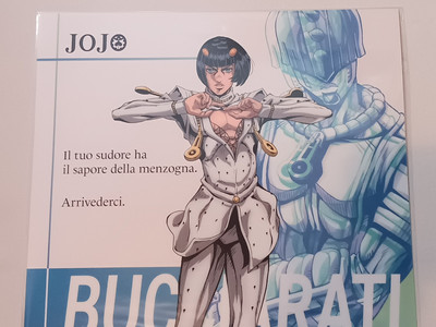 Bruno Bucciarati JoJo's Bizarre Adventure Golden Wind A3 Big Clear
