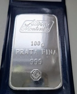 Lingotto d'argento 999 100 gr