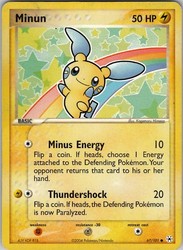 Minun 67/101 Hidden Legends Regular Common