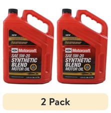 2 Pack Motorcraft 5W-20 Synthetic Blend Motor Oil 5QT, Jug 21.93 per gallon