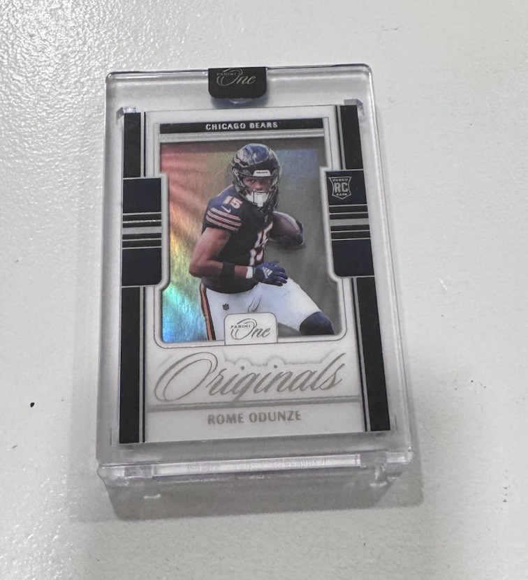 2024 Panini One Originals Rome Odunze Rookie Card #OO-ROE Chicago Bears RC