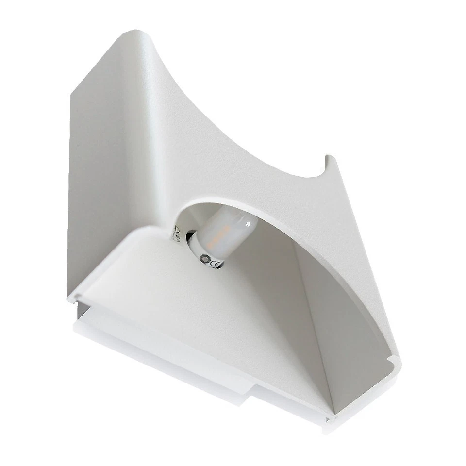 LED Wandleuchte Vita Weiß matt Up & Down inkl 3W G9 Modern 240lm warmweiß innen - Bild 2 von 2