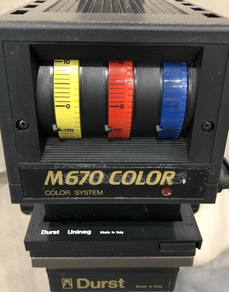 Ampliador universal color Durst M670 con cable de alimentación envío o recogida en Tampa Foto 2 de 4