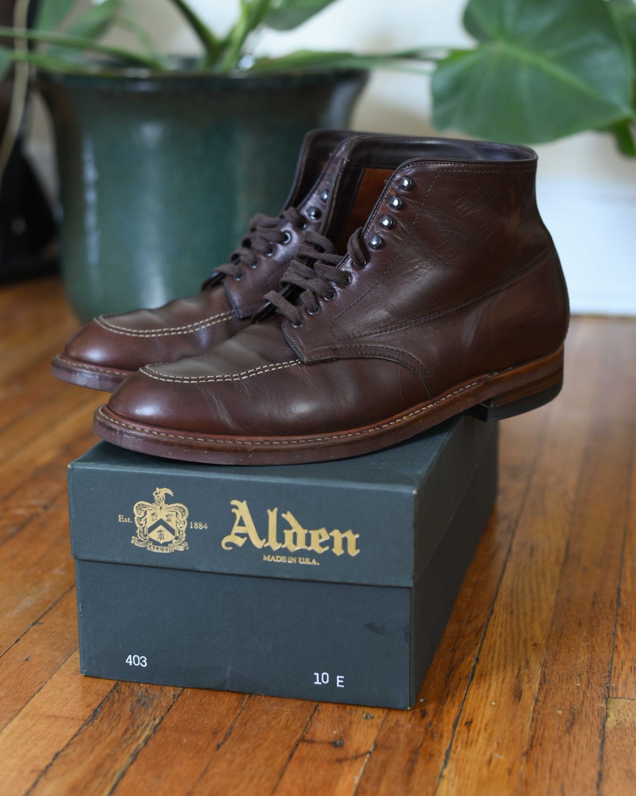 Alden 403 Brown Chromexcel Indy Boot