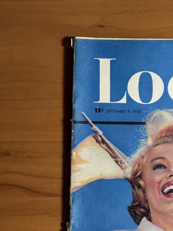 Look Magazine Sept 9 1952 Marilyn Monroe Cover Picasso UFOs Football Forecast - Image 2 of 4