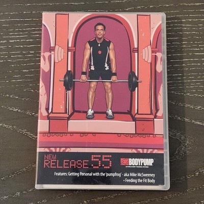 Les Mills BODYPUMP New Release 55 Workout Fitness CD and DVD Set w