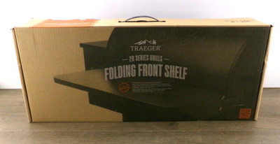 NEW Traeger Grill Front Folding Shelf - 20 Series Pellet Grills BAC361 Black WY1