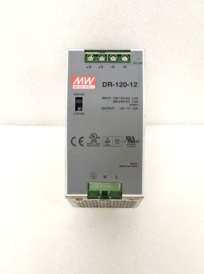 MW Mean Well DR-120-12 Netzteil 100-120 VAC 3,3 A 50/60 Hz kostenloser Versand.