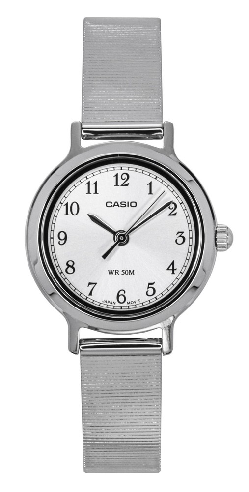 Casio Silver Analog Women's Casual Watch LTP-B170D-7BV