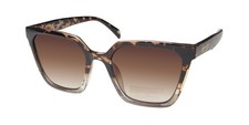 NEW SEAN JOHN SJS2014CE SUNGLASSES 0-0-0 OVERSIZED FULL-RIM BROWN 240 WOMENS
