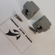 2007-2011 Hyundai Santa Fe Sun Visor Clips Gray With Screws Pair Set Of 2 Oem 2007-2011 Hyundai Santa Fe Sun Visor Clips Gray With Screws Pair Set Of 2 Oem
