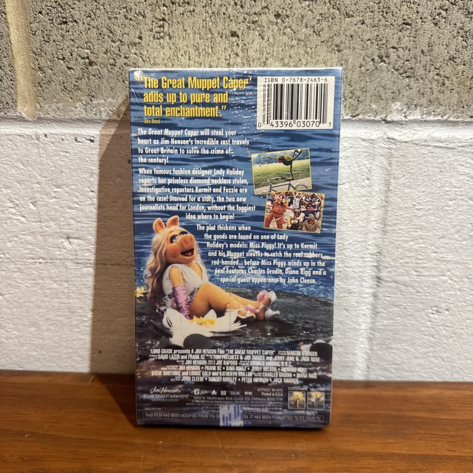 The Great Muppet Caper VHS Sealed 1999 Watermarks  - Image 4 of 4