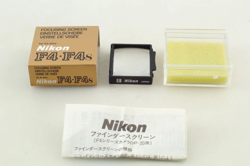 [Sin usar en caja] Pantalla de enfoque Nikon F4 tipo E para F4 F4s F4e de JAPÓN Foto 2 de 4
