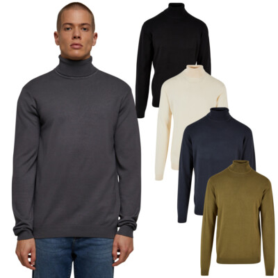 Strick Rollkragenpullover Knitted Turtleneck Sweater Urban Classics Herren neu