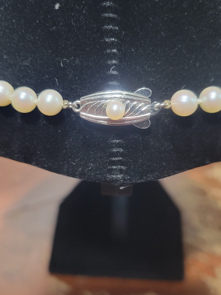 Authentic Gorgeous Vintage Mikimoto 6mm Pearl Necklace