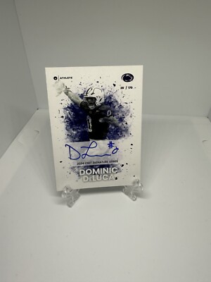 2024 ONIT Athlete Dominic DeLuca Autograph White /170 Penn State (Auto, RC)