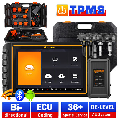 FOXWELL GT75TS OBD2 Diagnosegerät Auto All System Scan ECU Coding TPMS Service 