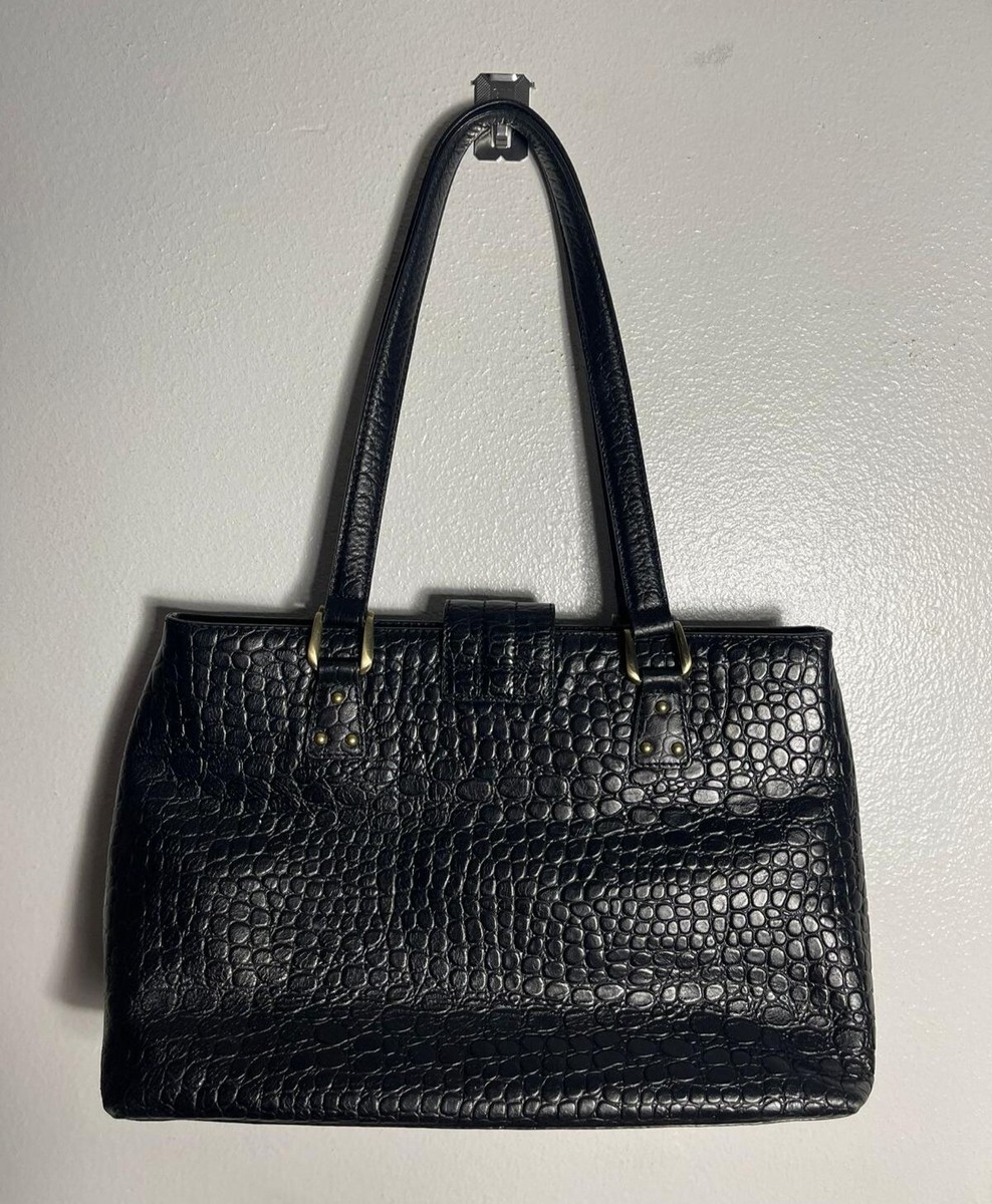 Sac Bandoulière Etienne Aigner En Cuir Noir - Occasion En Très Bon état